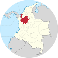 Mapa Antioquía Colombia