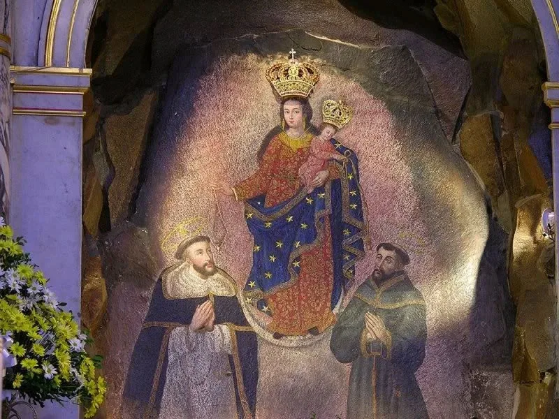 Painting of the Virgen