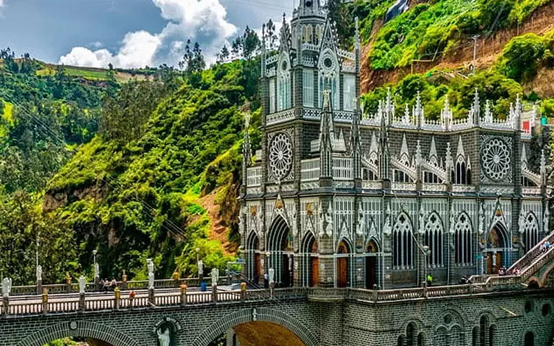 Santuario de las Lajas en Ipiales, Nariño.