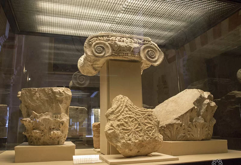 Archaeological remains in the St. Vincent Museum